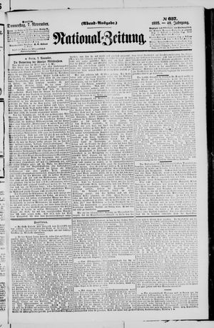 National-Zeitung vom 07.11.1895