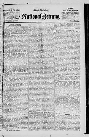 National-Zeitung vom 09.11.1895