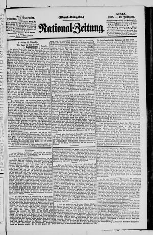 National-Zeitung vom 12.11.1895