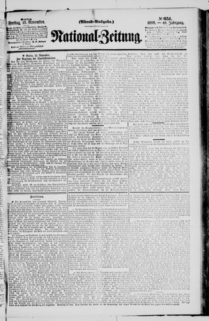 National-Zeitung vom 15.11.1895