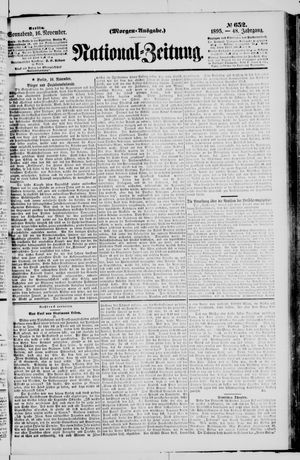 National-Zeitung vom 16.11.1895