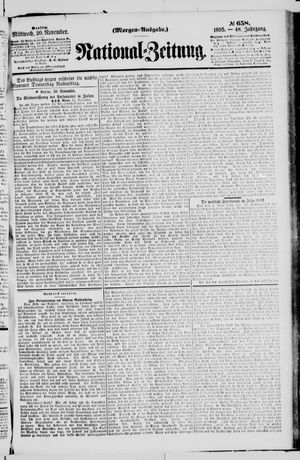 National-Zeitung vom 20.11.1895