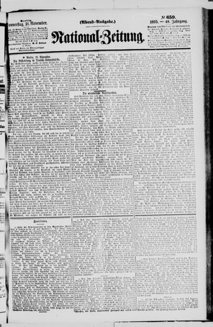 National-Zeitung vom 21.11.1895
