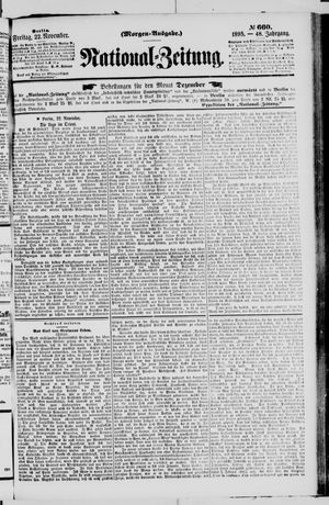 National-Zeitung vom 22.11.1895