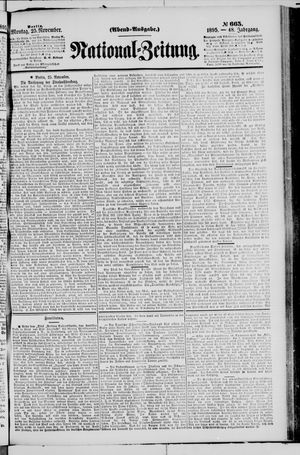 National-Zeitung vom 25.11.1895