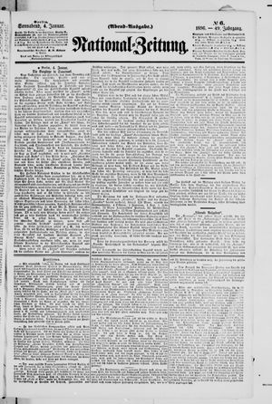 Nationalzeitung vom 04.01.1896