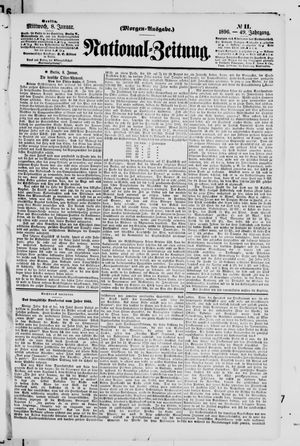 Nationalzeitung vom 08.01.1896