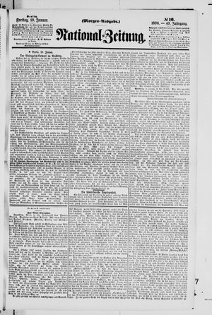 Nationalzeitung vom 10.01.1896