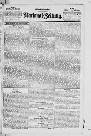 Nationalzeitung vom 10.01.1896
