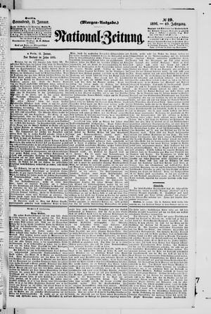 Nationalzeitung vom 11.01.1896