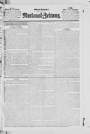 Nationalzeitung vom 15.01.1896