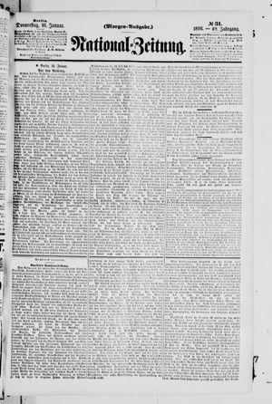 Nationalzeitung vom 16.01.1896