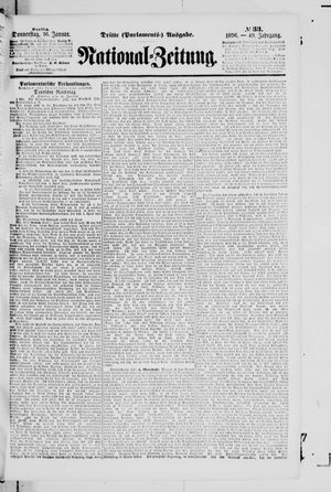 Nationalzeitung vom 16.01.1896