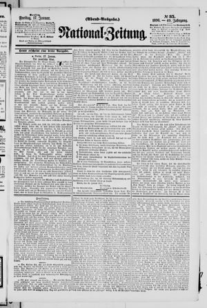 Nationalzeitung vom 17.01.1896