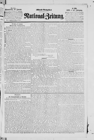 Nationalzeitung vom 18.01.1896