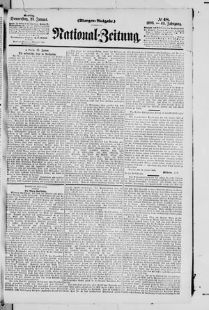 Nationalzeitung on Jan 23, 1896