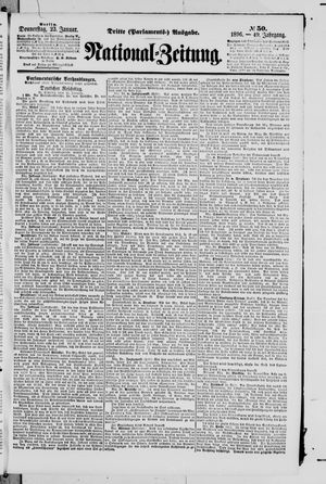 Nationalzeitung on Jan 23, 1896