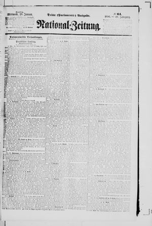 Nationalzeitung on Jan 29, 1896