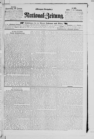 Nationalzeitung vom 30.01.1896