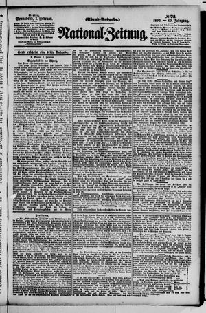Nationalzeitung vom 01.02.1896