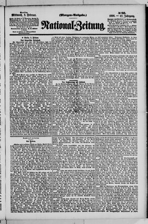 Nationalzeitung on Feb 5, 1896