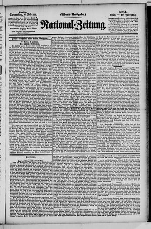 Nationalzeitung vom 06.02.1896