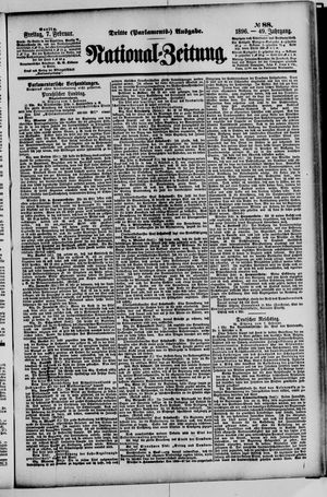 Nationalzeitung vom 07.02.1896