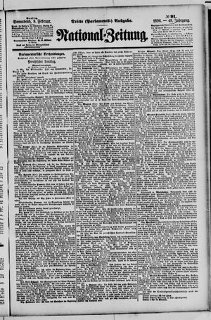 Nationalzeitung vom 08.02.1896