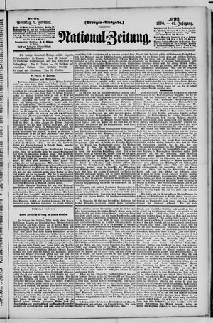 Nationalzeitung vom 09.02.1896