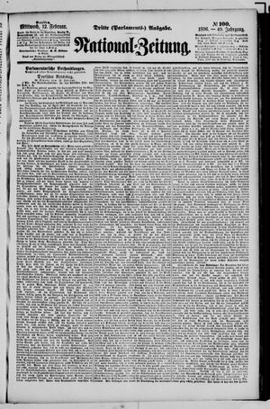 Nationalzeitung on Feb 12, 1896