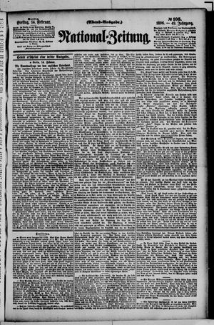 Nationalzeitung on Feb 14, 1896