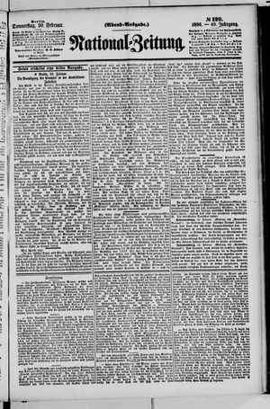Nationalzeitung vom 20.02.1896