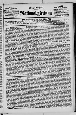 Nationalzeitung vom 21.02.1896