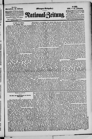 Nationalzeitung on Feb 22, 1896