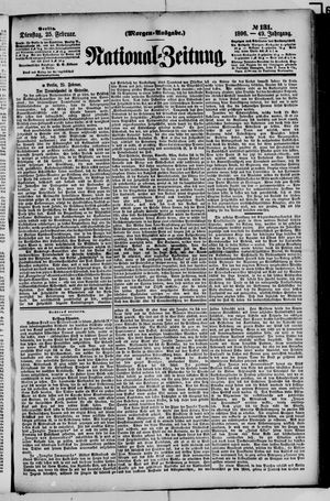 Nationalzeitung on Feb 25, 1896