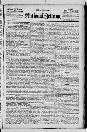 Nationalzeitung vom 26.02.1896