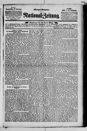 Nationalzeitung vom 27.02.1896