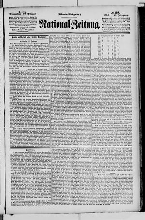 National-Zeitung vom 27.02.1896