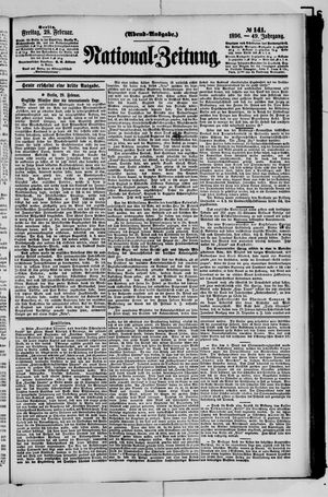 Nationalzeitung on Feb 28, 1896