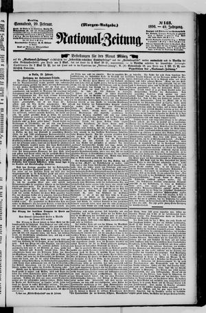 Nationalzeitung vom 29.02.1896
