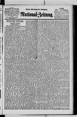 Nationalzeitung vom 29.02.1896