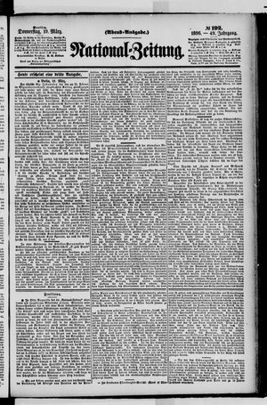 Nationalzeitung on Mar 19, 1896