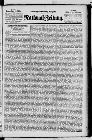 Nationalzeitung vom 19.03.1896