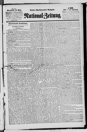 Nationalzeitung vom 28.03.1896