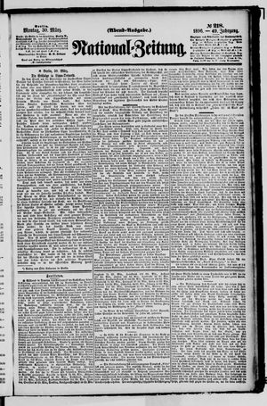 National-Zeitung vom 30.03.1896