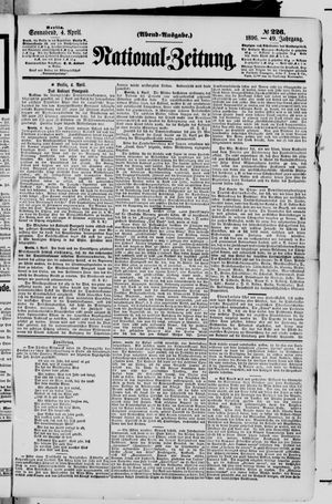 Nationalzeitung vom 04.04.1896