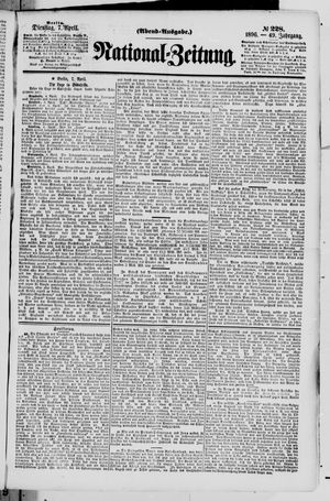 Nationalzeitung vom 07.04.1896