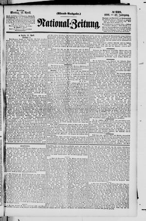 Nationalzeitung on Apr 13, 1896