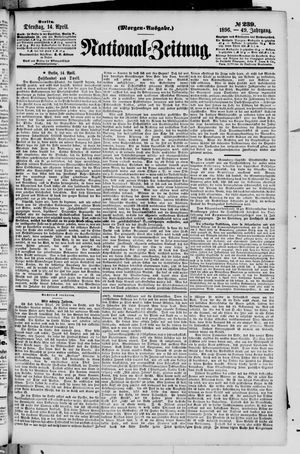Nationalzeitung on Apr 14, 1896