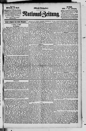 Nationalzeitung vom 15.04.1896